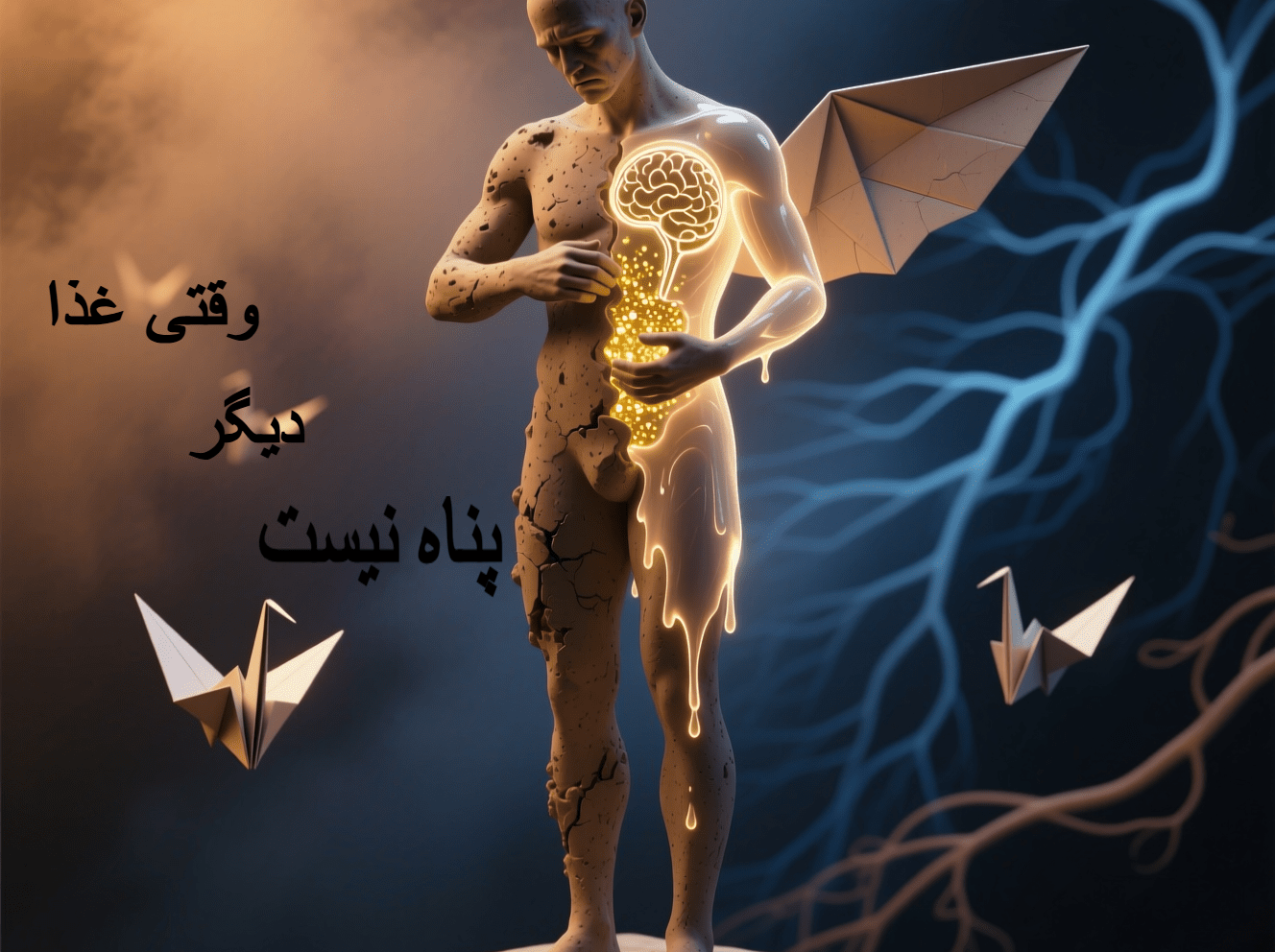 وقتی غذا دیگر پناه نیست.